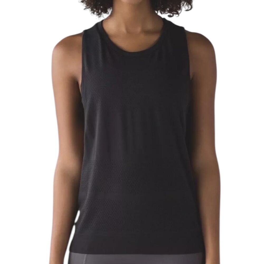 LULULEMON | Breeze By Muscle Tank with Silverescent Tech Seamless & Light Black